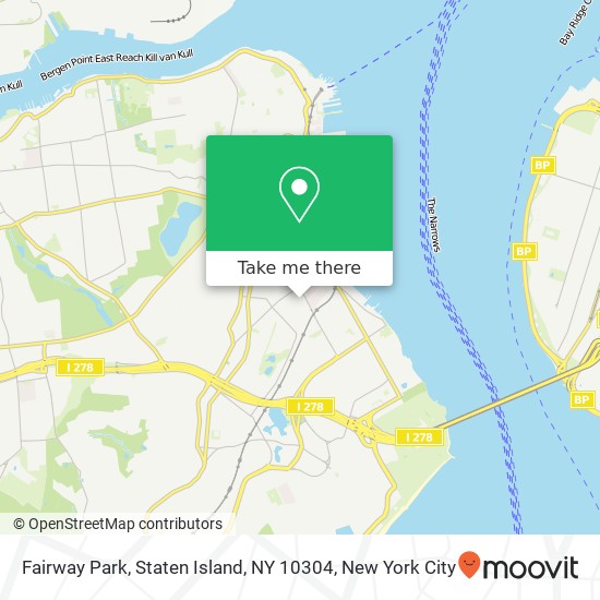 Mapa de Fairway Park, Staten Island, NY 10304