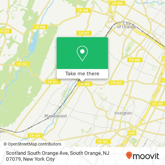 Scotland South Orange Ave, South Orange, NJ 07079 map