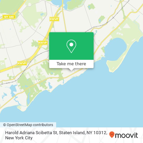 Mapa de Harold Adriana Scibetta St, Staten Island, NY 10312