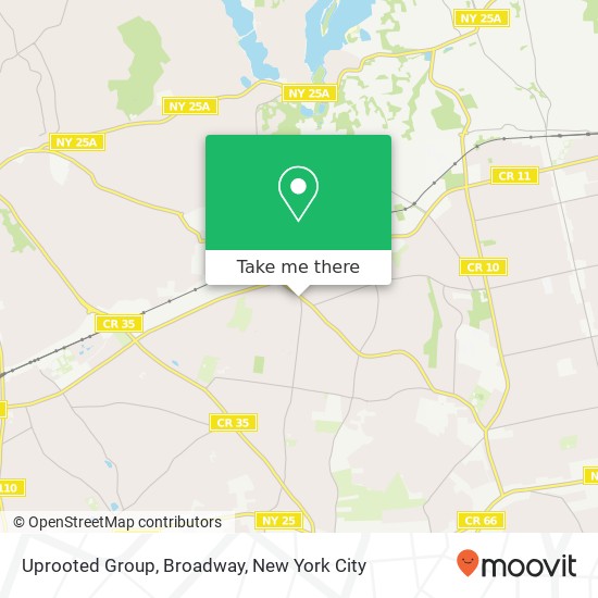 Uprooted Group, Broadway map