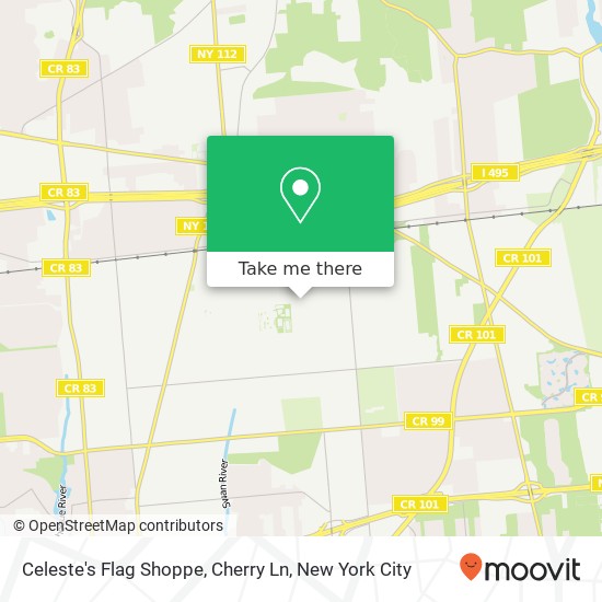 Mapa de Celeste's Flag Shoppe, Cherry Ln