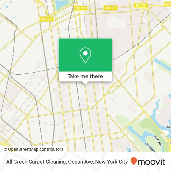 Mapa de All Green Carpet Cleaning, Ocean Ave