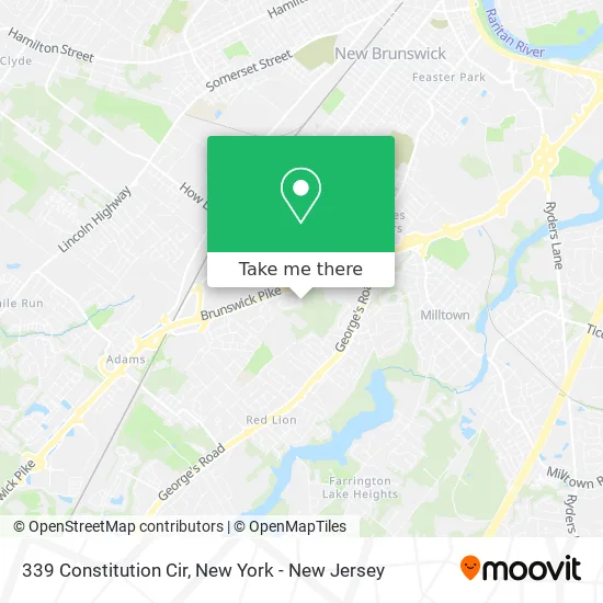 339 Constitution Cir map