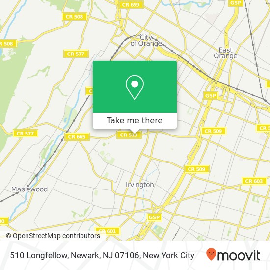 510 Longfellow, Newark, NJ 07106 map