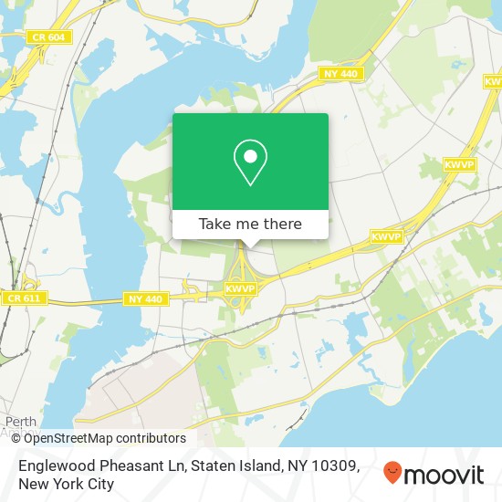 Mapa de Englewood Pheasant Ln, Staten Island, NY 10309