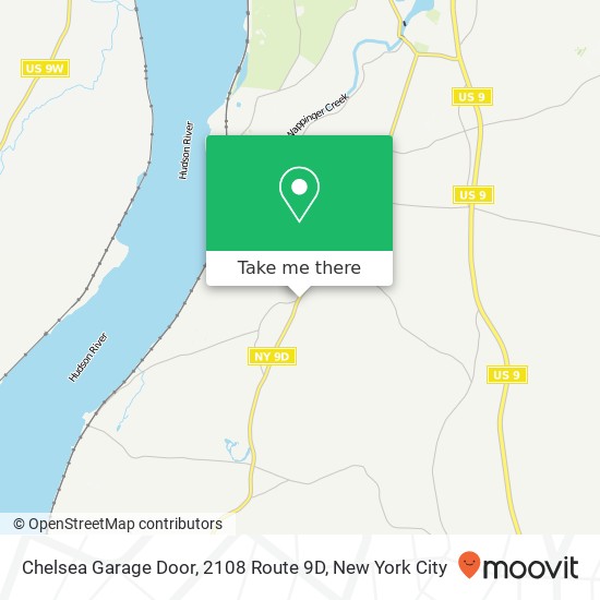 Mapa de Chelsea Garage Door, 2108 Route 9D