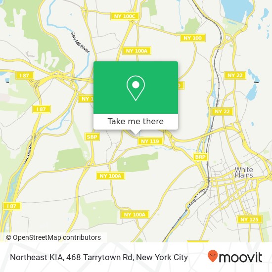 Mapa de Northeast KIA, 468 Tarrytown Rd