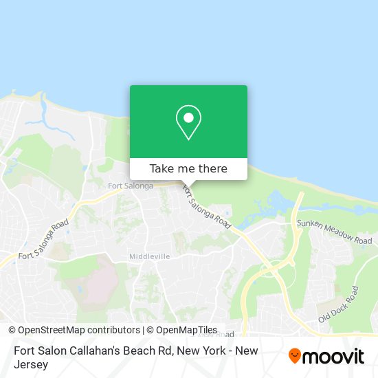 Fort Salon Callahan's Beach Rd map