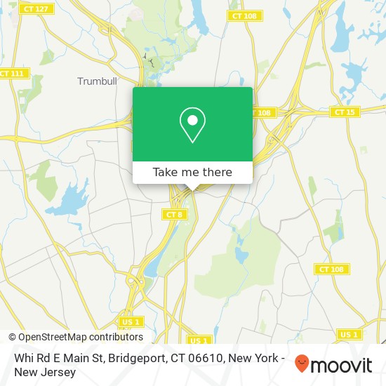 Whi Rd E Main St, Bridgeport, CT 06610 map
