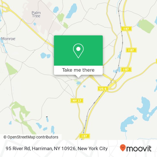 95 River Rd, Harriman, NY 10926 map