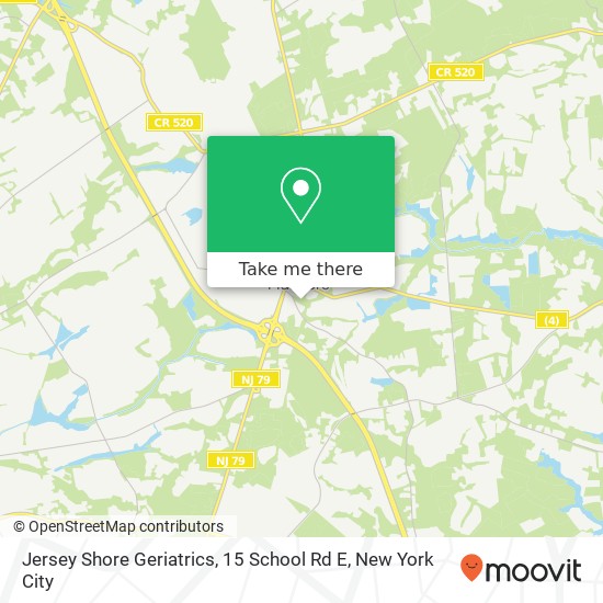 Jersey Shore Geriatrics, 15 School Rd E map