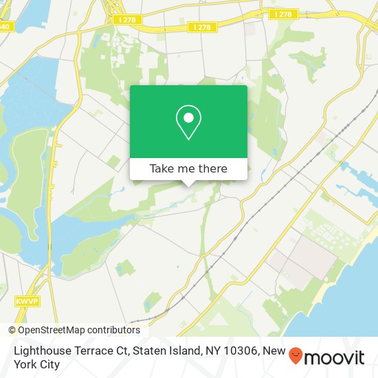Mapa de Lighthouse Terrace Ct, Staten Island, NY 10306