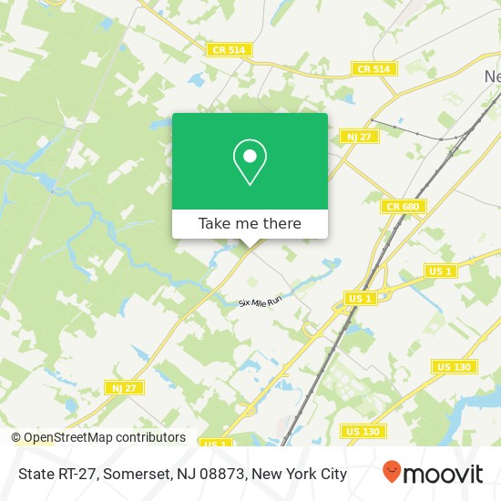 State RT-27, Somerset, NJ 08873 map