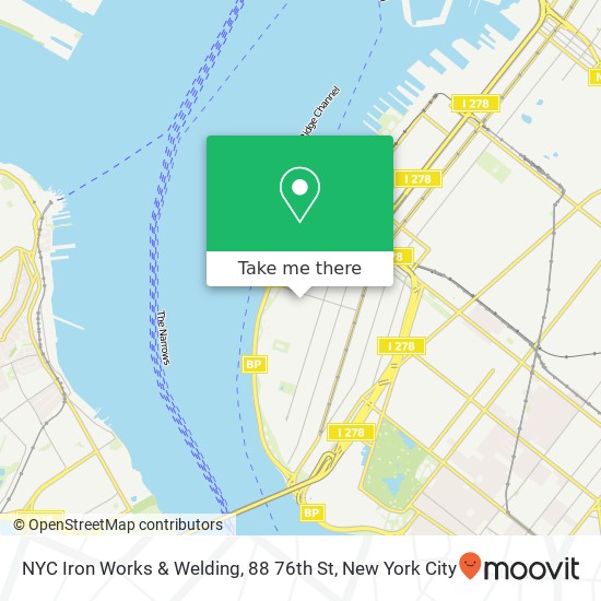 Mapa de NYC Iron Works & Welding, 88 76th St