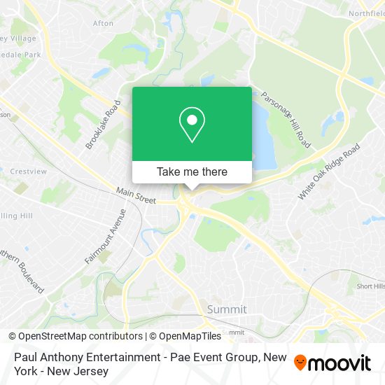 Mapa de Paul Anthony Entertainment - Pae Event Group