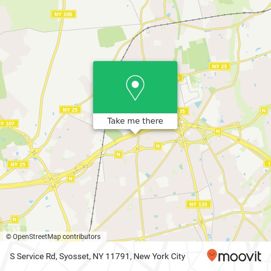 S Service Rd, Syosset, NY 11791 map