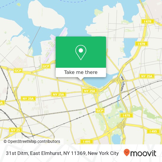 Mapa de 31st Ditm, East Elmhurst, NY 11369