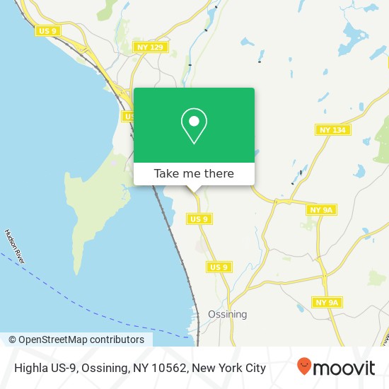 Mapa de Highla US-9, Ossining, NY 10562