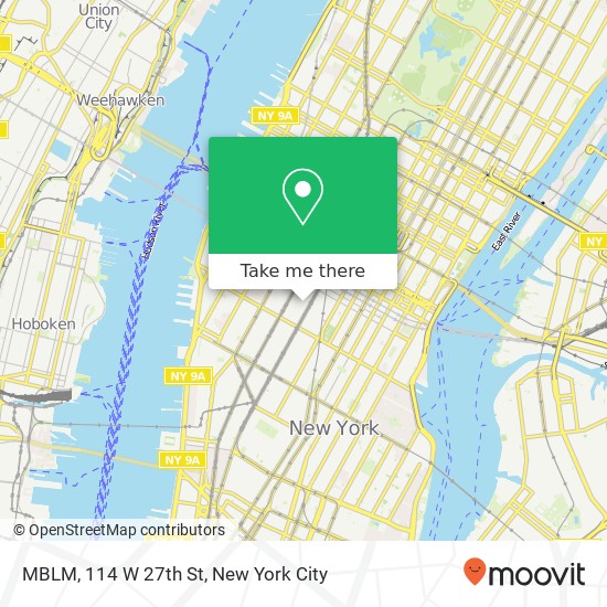 MBLM, 114 W 27th St map