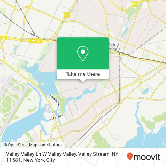 Valley Valley Ln W Valley Valley, Valley Stream, NY 11581 map