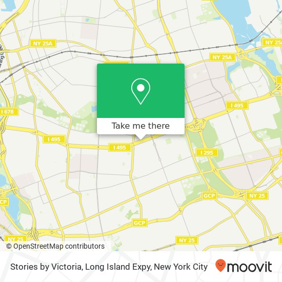 Mapa de Stories by Victoria, Long Island Expy