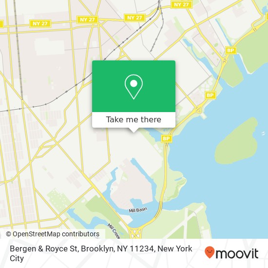 Mapa de Bergen & Royce St, Brooklyn, NY 11234