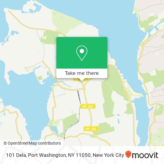 101 Dela, Port Washington, NY 11050 map