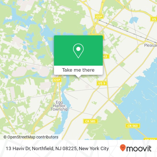 13 Haviv Dr, Northfield, NJ 08225 map