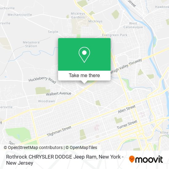 Mapa de Rothrock CHRYSLER DODGE Jeep Ram