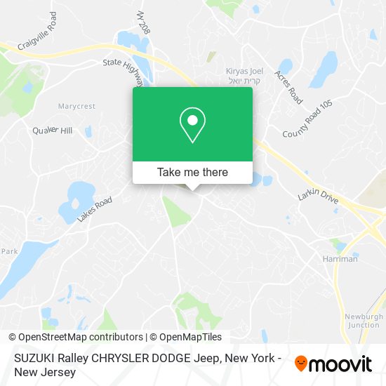 SUZUKI Ralley CHRYSLER DODGE Jeep map