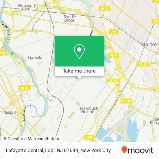 Lafayette Central, Lodi, NJ 07644 map