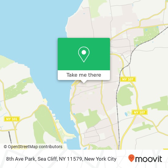 Mapa de 8th Ave Park, Sea Cliff, NY 11579