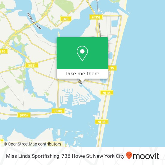 Miss Linda Sportfishing, 736 Howe St map