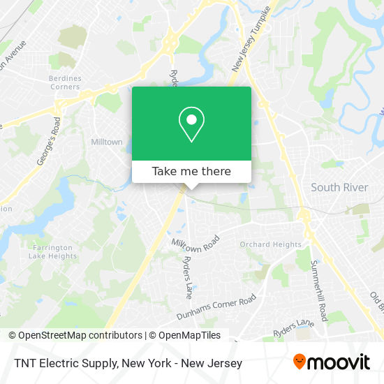 TNT Electric Supply map