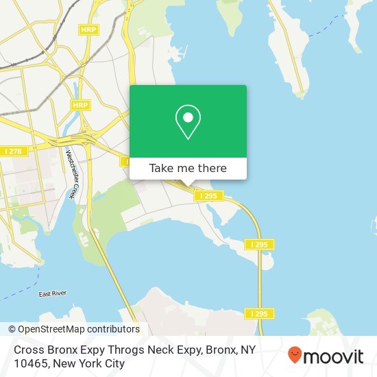 Cross Bronx Expy Throgs Neck Expy, Bronx, NY 10465 map