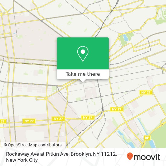 Rockaway Ave at Pitkin Ave, Brooklyn, NY 11212 map