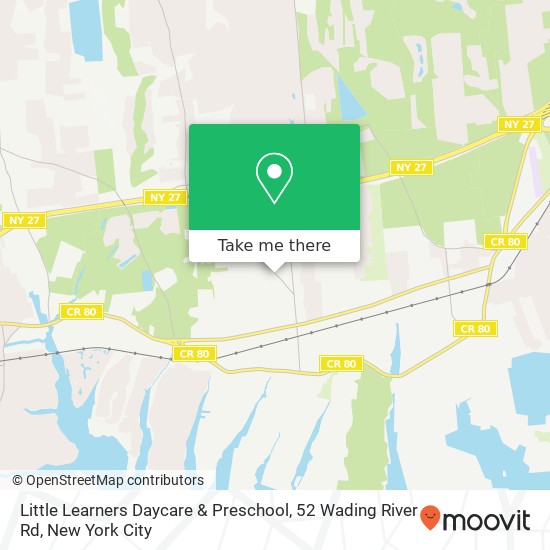 Little Learners Daycare & Preschool, 52 Wading River Rd map