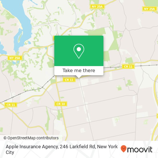 Mapa de Apple Insurance Agency, 246 Larkfield Rd