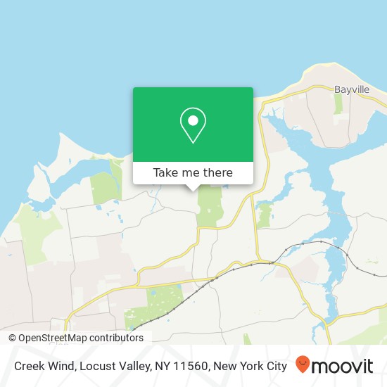Mapa de Creek Wind, Locust Valley, NY 11560