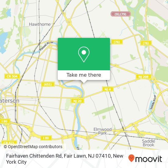 Fairhaven Chittenden Rd, Fair Lawn, NJ 07410 map