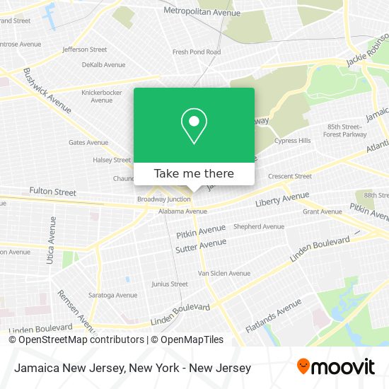Mapa de Jamaica New Jersey