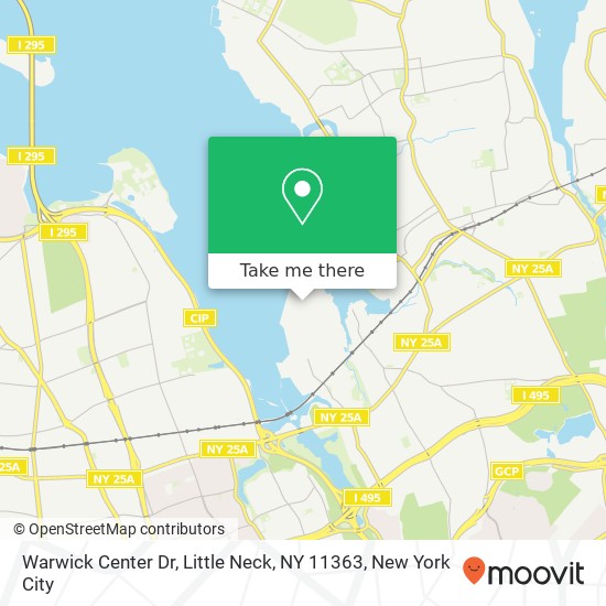 Mapa de Warwick Center Dr, Little Neck, NY 11363