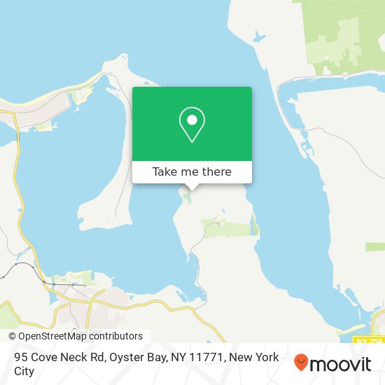 95 Cove Neck Rd, Oyster Bay, NY 11771 map