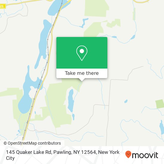 145 Quaker Lake Rd, Pawling, NY 12564 map