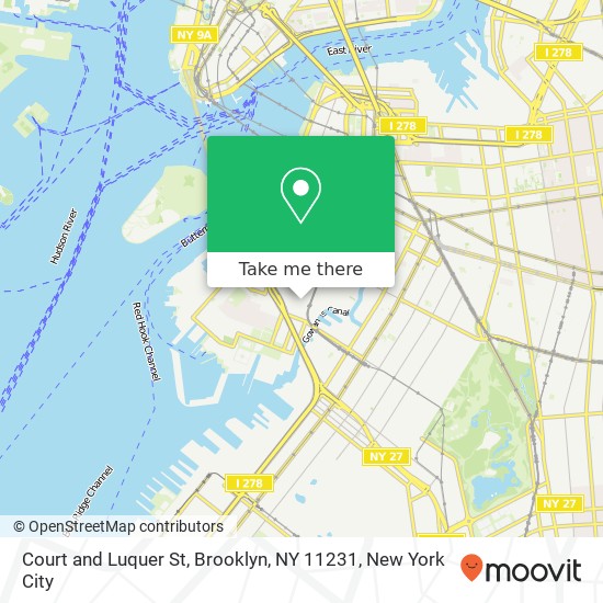 Court and Luquer St, Brooklyn, NY 11231 map