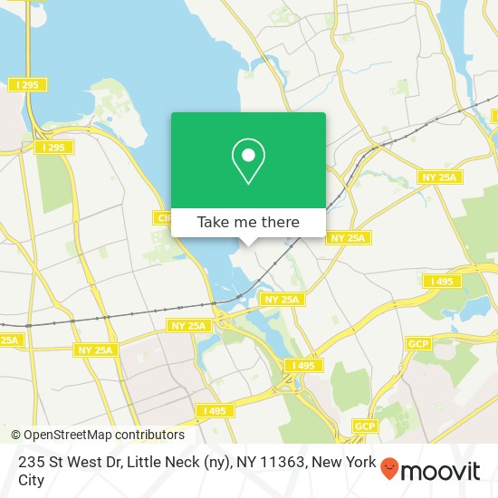 235 St West Dr, Little Neck (ny), NY 11363 map