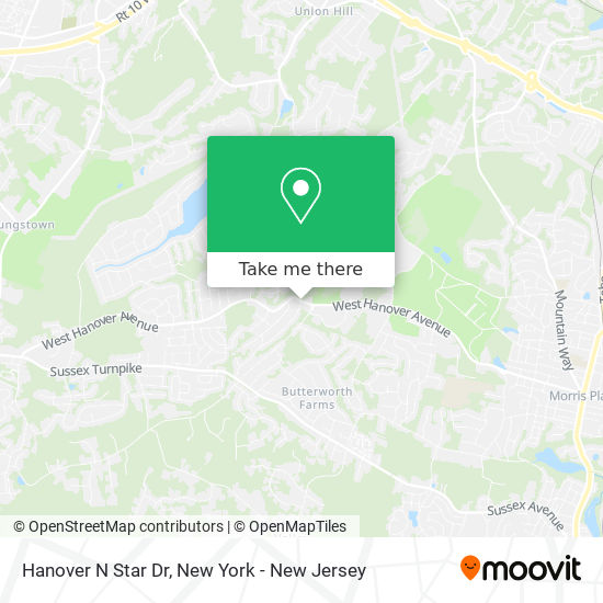 Hanover N Star Dr map
