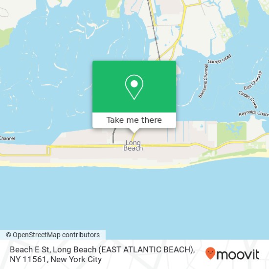 Beach E St, Long Beach (EAST ATLANTIC BEACH), NY 11561 map