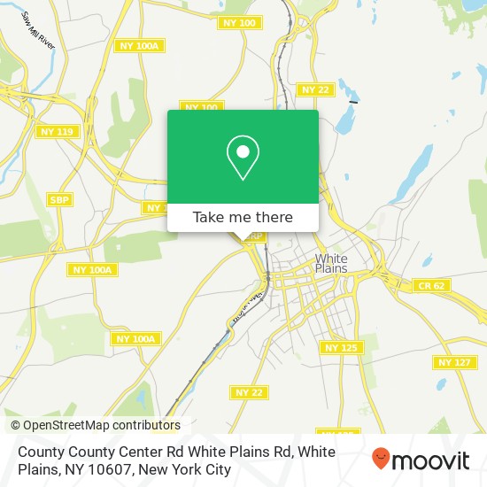 Mapa de County County Center Rd White Plains Rd, White Plains, NY 10607