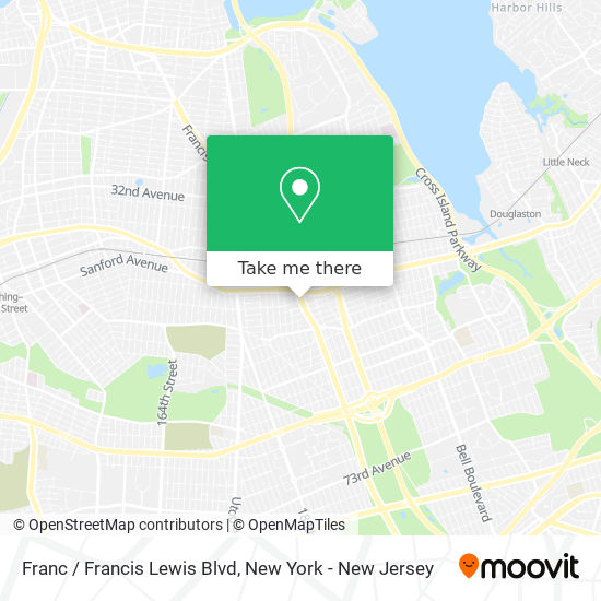 Franc / Francis Lewis Blvd map